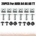 Engine Hood Floor Panel Lower Cover Clamp Screw Accessory Auto Panel Clamp Qme 20pcs