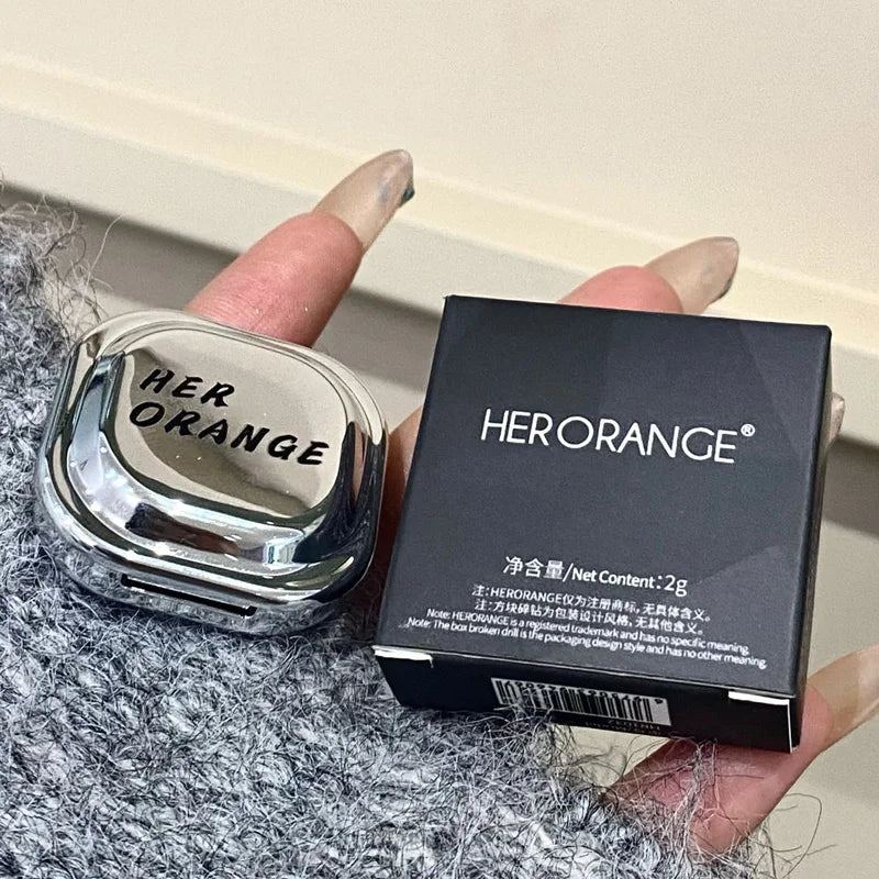 HERORANGE Square Highlighter Powder – Creamy Soft Glow, 5 Shades Highlighter Powder Qme