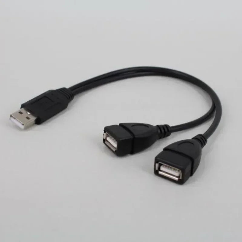 USB 3.0 Y Cable – Female to Dual Male Extra Power Data Extension USB Y Extension Cable Qme USB 2.0 1M to 2F