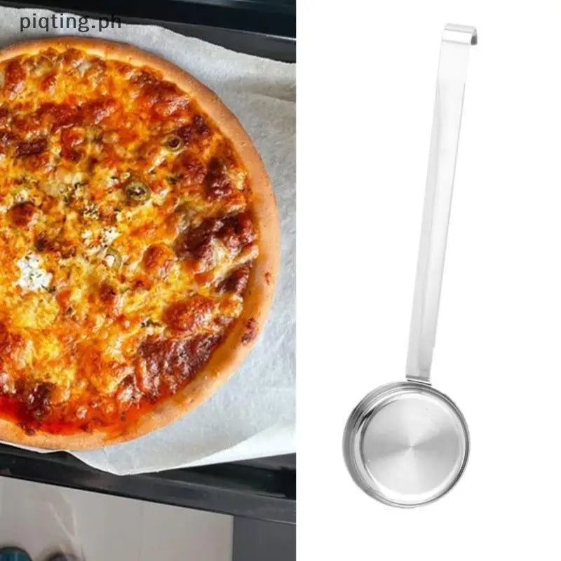 Stainless Steel Pizza Sauce Spoon & Spreading Tool | 10.5" Kitchen Sauce Spoon Qme