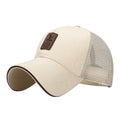 Quick Dry Mesh Baseball Cap – Breathable Sun Protection Hat Baseball Cap Qme Beige One Size