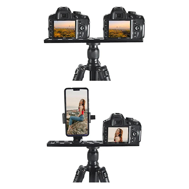 1/4" Screw Tripod Quick Release Adapter – Aluminum Alloy Tripod Adapter Qme