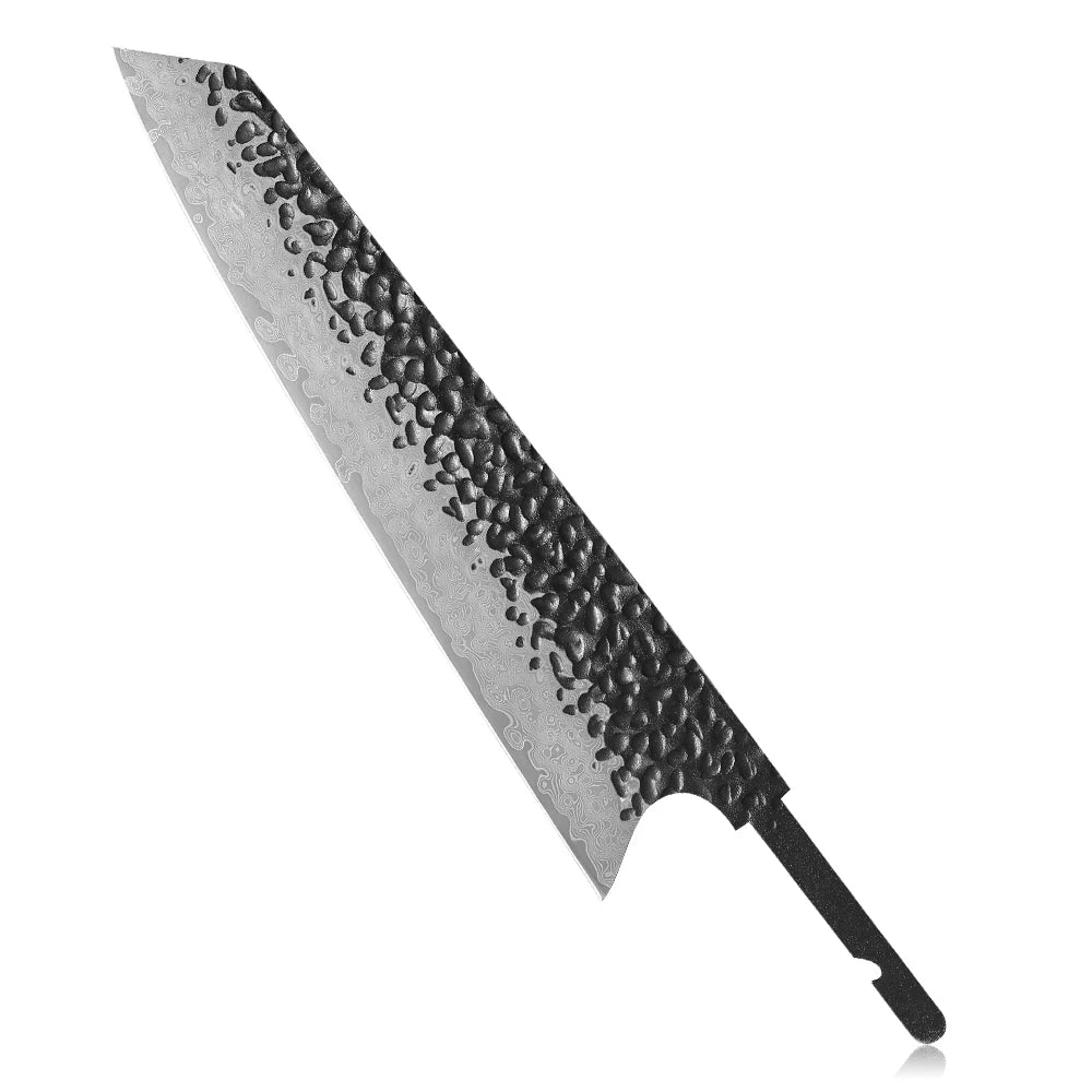 DASHWAY 8" Damascus Steel Kiritsuke Chef Knife Blank Blade DIY Chef Knife Blade Qst Kiritsuke Blade 8 inch