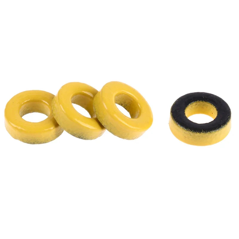 T37-6 Iron Powder Toroid Core AL 3nH/N² – 5 Pack Toroid Core Qme
