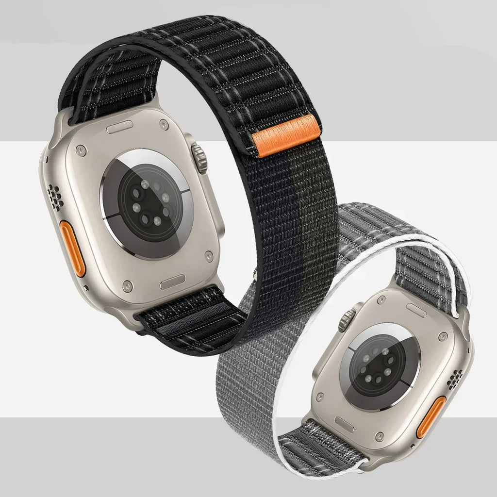 Nylon Loop Band for Apple Watch Ultra 2 Series 9 8 7 6 SE Apple Watch Band Qme