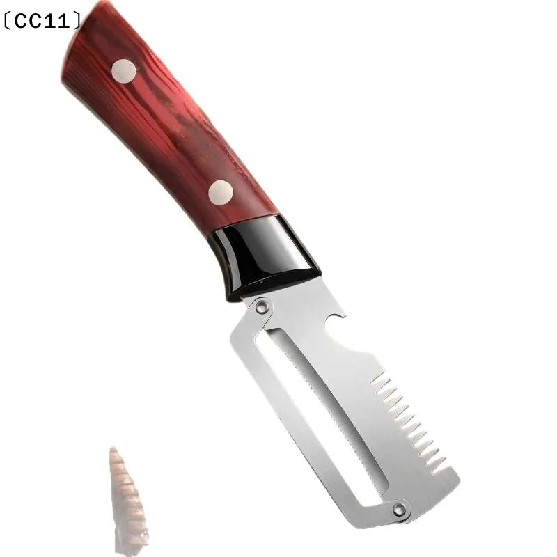 3-in-1 Serrated Vegetable Peeler Knife & Bottle Opener Vegetable Peeler Tool Qme
