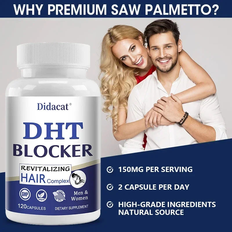 DHT Blocker Hair Growth Supplement – Biotin & Saw Palmetto Hair Growth Supplement Qst