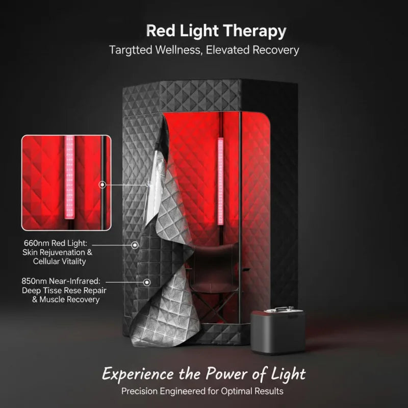 120-LED 660nm 850nm Red Light Therapy Panel | Home Sauna Red Light Therapy Panel Qst