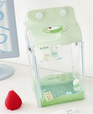 Cute Cartoon PVC Badge Display Bag – Portable & Decorative Badge Display Bag Qme