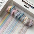 20-Roll Vintage Forest Plant & Fruit Washi Tape DIY Set Washi Tape Set Qme Kawai