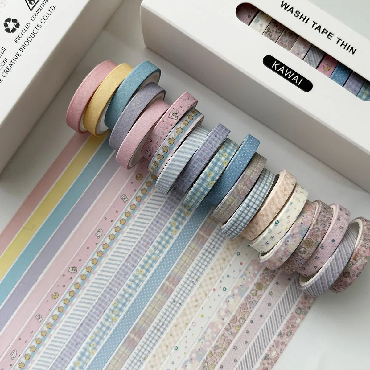 20-Roll Vintage Forest Plant & Fruit Washi Tape DIY Set Washi Tape Set Qme Kawai