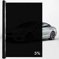 Car Window Tint Film – Dark Privacy Vinyl 50cm x 3.6m | 7 Colors Window Tint Film Qme 5Percent VLT 50x300cm
