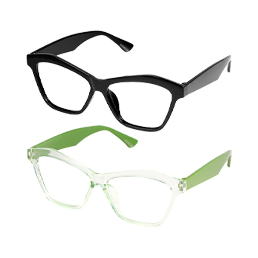 VOPHA Cat Eye Auto Focus Reading Glasses Clear Lens Unisex L50 Reading Glasses Qst 2pcs