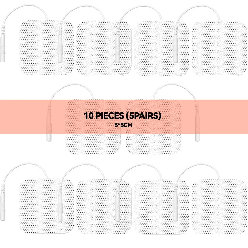 TENS EMS Electrode Pads – Self-Adhesive Replacement Patches Electrode Replacement Pads Qst S 10PCS