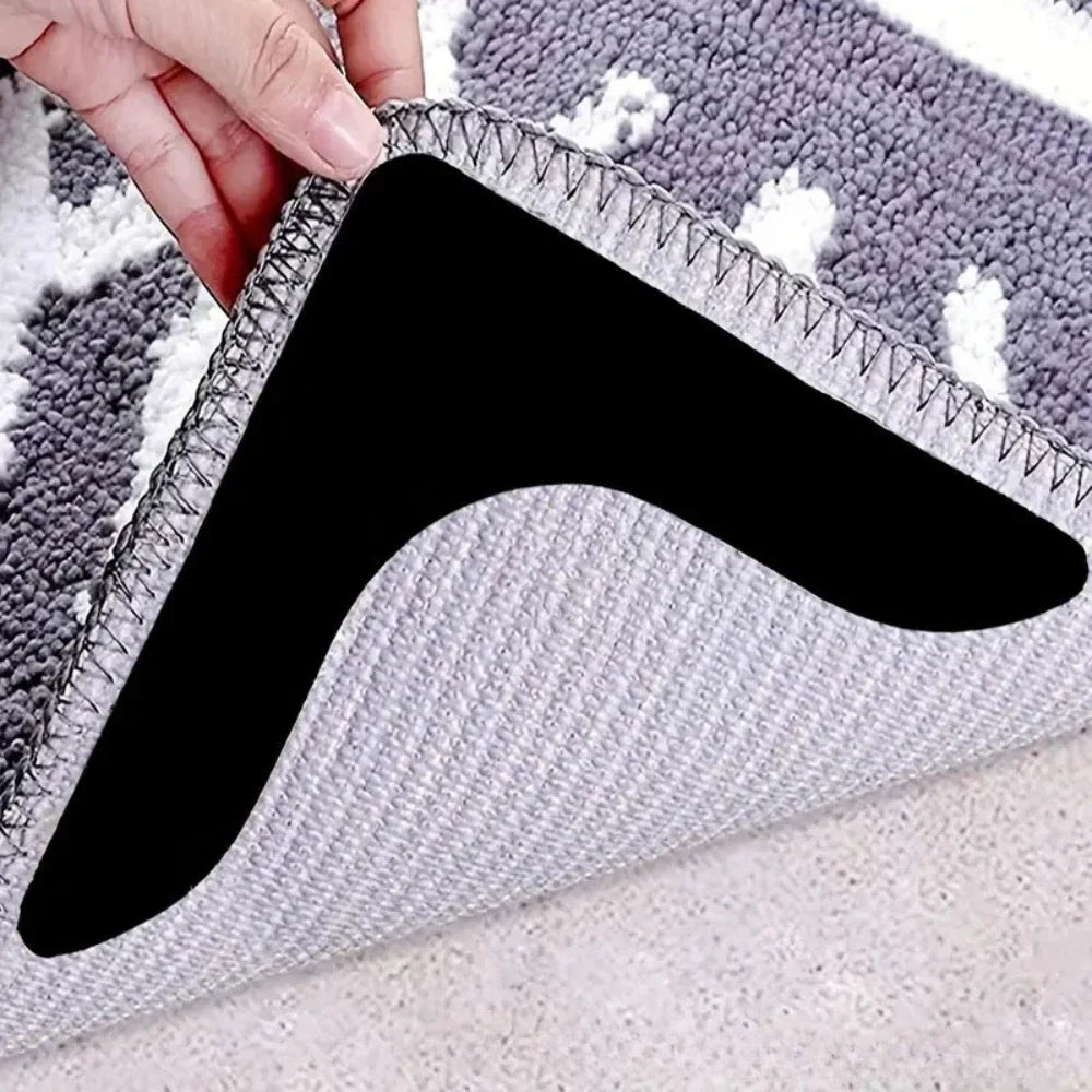 Reusable Non-Slip Rug Gripper | Washable Anti-Curl Carpet Pad Rug Gripper Pad Qme