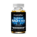 NAD+ Resveratrol 1200mg Capsules – Energy & Cellular Health Anti-Aging Supplement Qst 60 count-1bottle