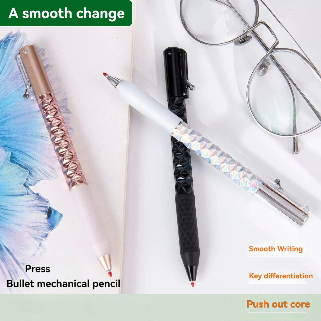 Qme Mechanical Gel Pens Black Ink Fine Point 0.5mm Set Gel Pen Set Qme