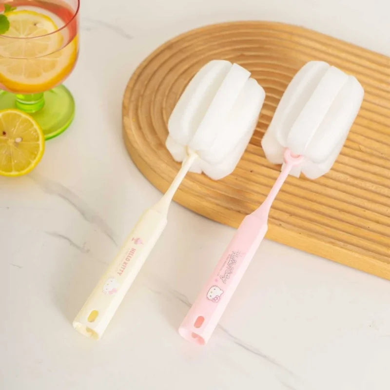 Hello Kitty Kuromi Long-Handle Bottle & Cup Cleaning Brush Bottle Cleaning Brush Qme