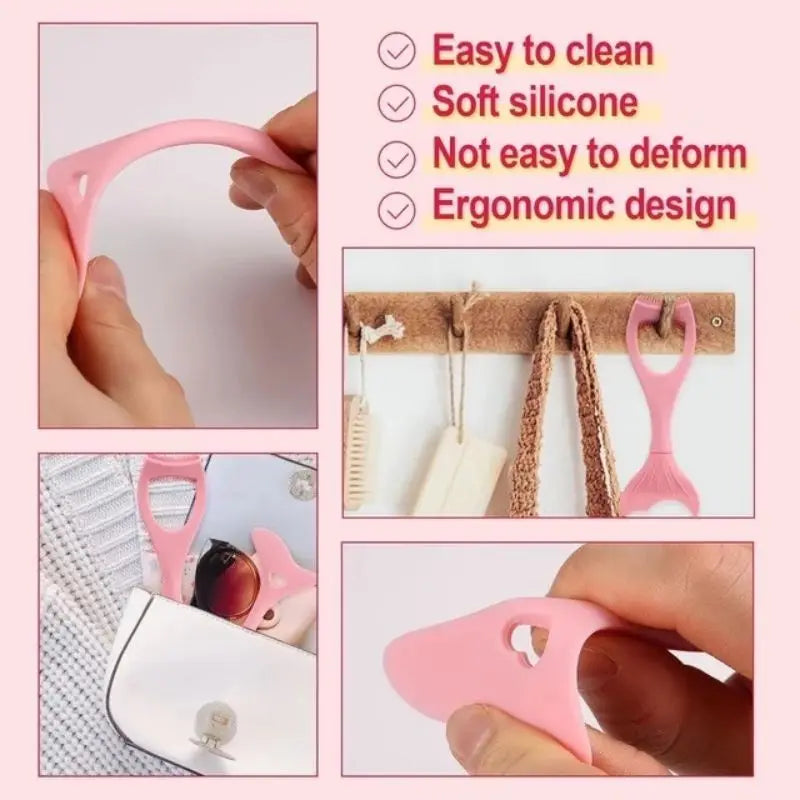 Winged Eyeliner Stencil & Mascara Shield | Reusable Silicone Eyeliner Stencil Tool Qme