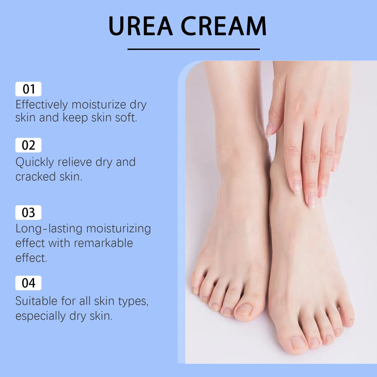 60% Urea Foot Cream Stick – Heel Repair & Moisturizer Urea Foot Cream Qme
