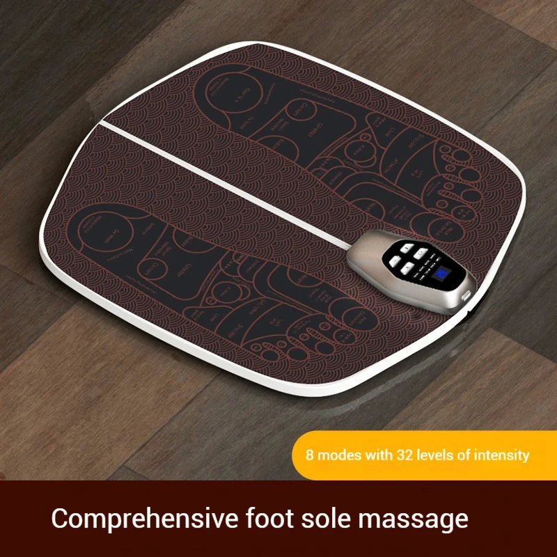 Pulse Micro-Current Foot Massage Pad – 8 Modes & Remote Foot Massage Pad Qst