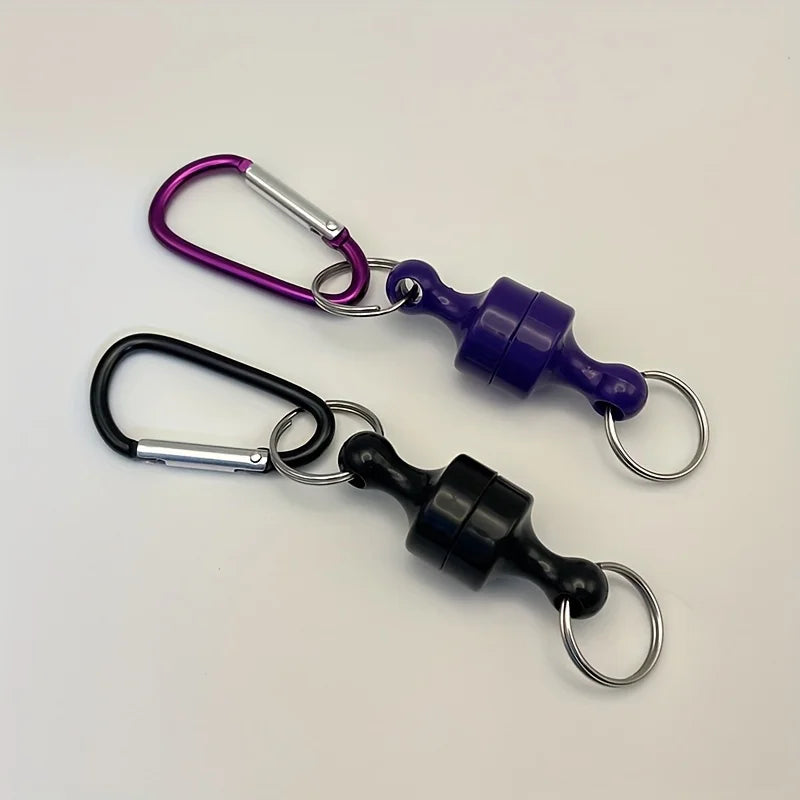 Magnetic Detachable Carabiner Clip Keychain D-Buckle Key Ring Carabiner Keychain Clip Qme