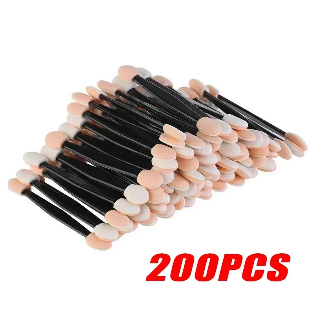 Double Ended Sponge Nail Art Powder Brush | Manicure Tool Nail Art Brush Qme 200pcs