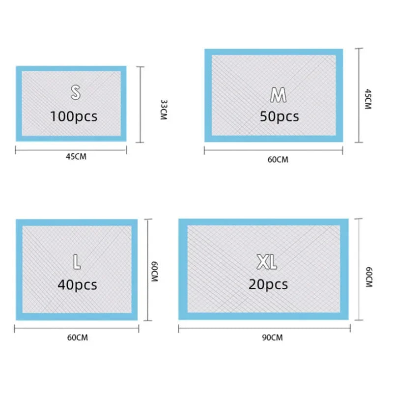 Disposable Puppy Training Pee Pads – Absorbent Dog Diapers Dog Training Pads Qme