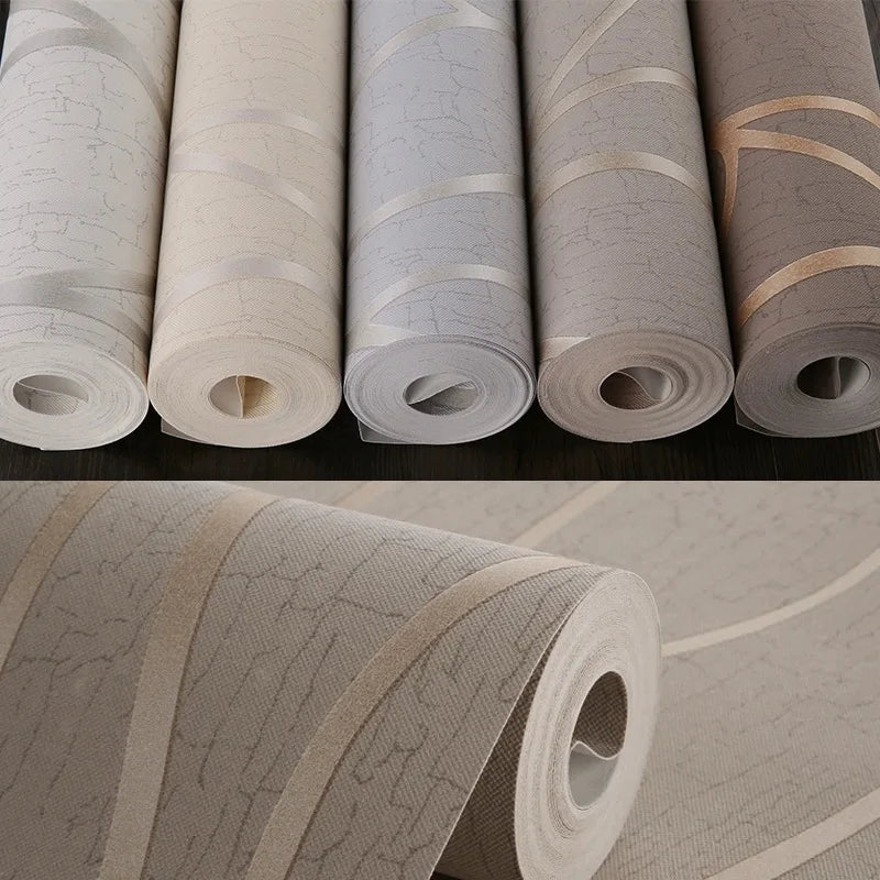 3D European Non-Woven Wallpaper | TV Background Wall Décor 3D Wall Wallpaper Qme