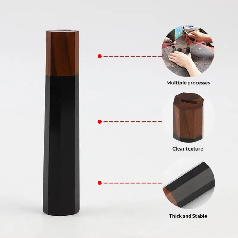 Octagonal Wooden Knife Handle – DIY Japanese Kitchen Knife Knife Handle Qst