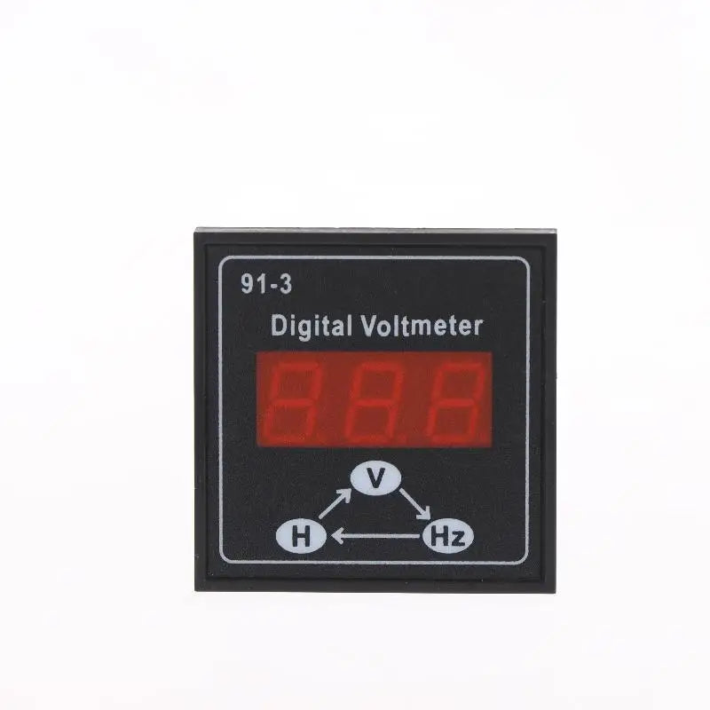 91-3 Digital Voltmeter Single Phase LED Voltage Meter Generator Digital Voltmeter Qme