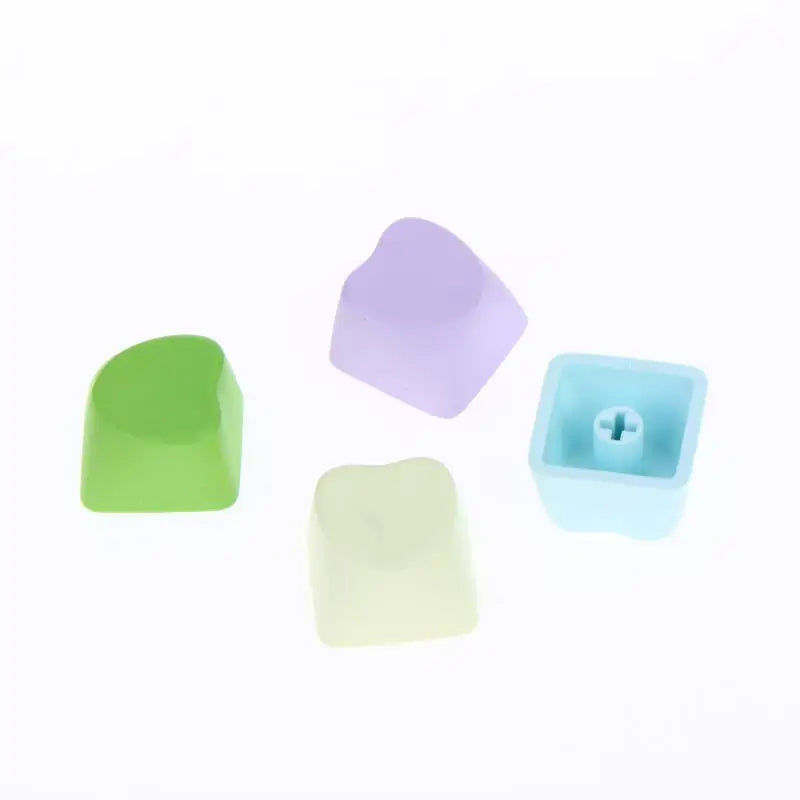 Heart Shaped Blank PBT Cherry Keycaps 1U DIY 10 Pack Mechanical Keyboard Keycaps Qme