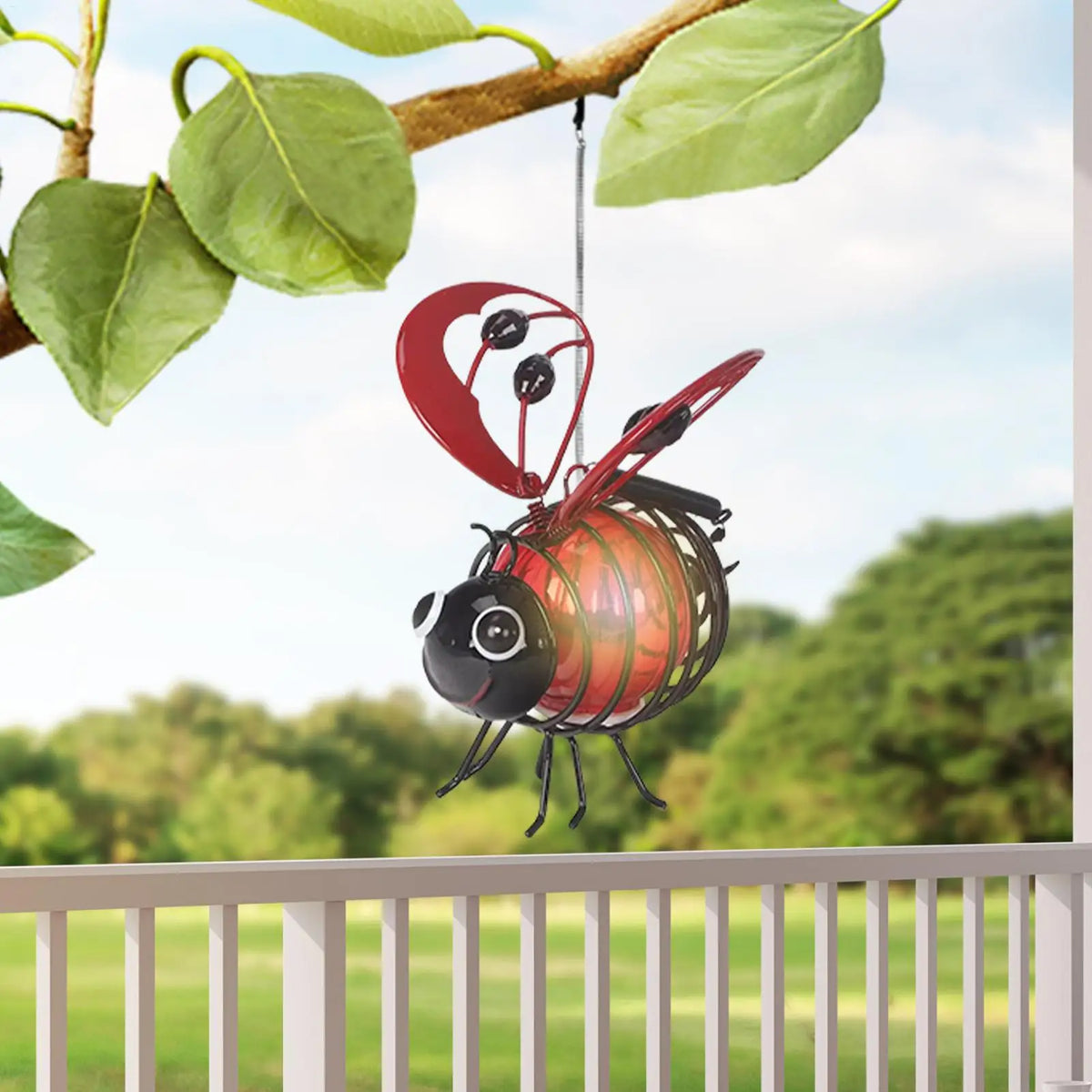 Solar Bee Garden Lamp | Waterproof Metal Outdoor Yard Light Solar Garden Light Qme