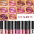 Buttery Lip Gloss 10-Piece Set – Silky, Hydrating & Colorful Lip Gloss Set Qme SET 12