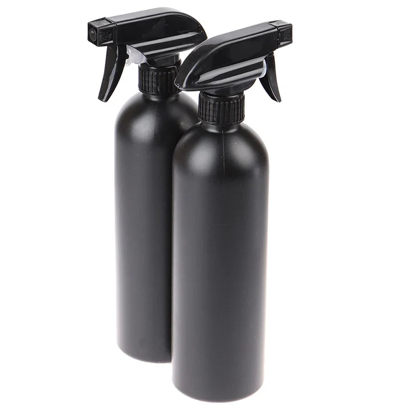 2-Pack 500ml Black Trigger Spray Bottles – Multi-Use Cleaning Trigger Spray Bottle Qme