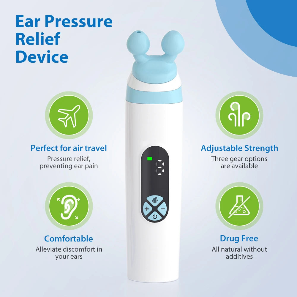 Electric Eustachian Tube Exerciser | 3-Level Type-C Rechargeable Ear Care Device Qst