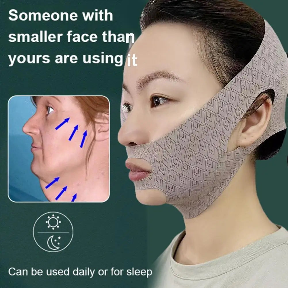 V Line Chin Lifting Mask Face Slimming Bandage Shaper Face Slimming Mask Qme