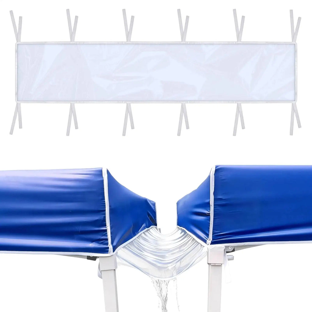 Clear Detachable Gutter Canopy Awning Extender Guard for Shed Awning Extender Guard Qme