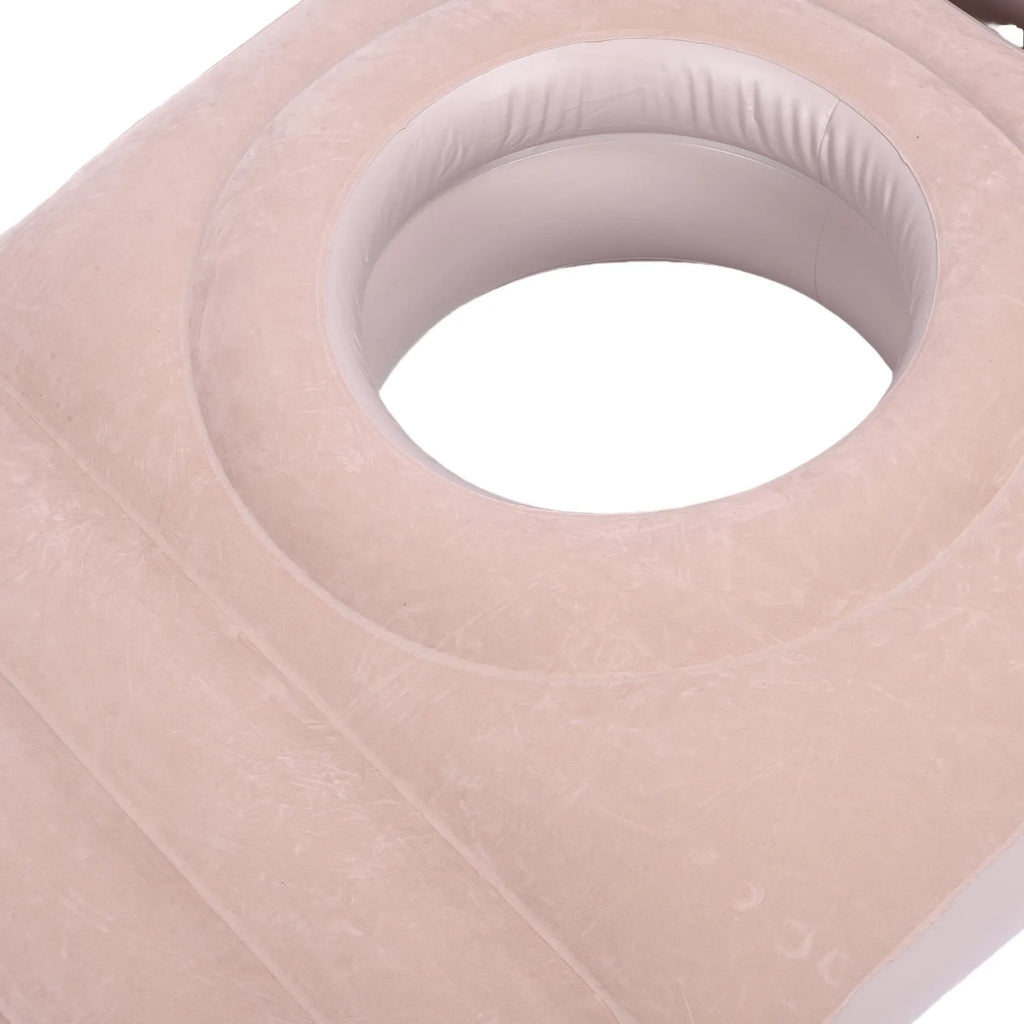 Inflatable Full Body Pillow with Belly Hole | PVC Pool Float Inflatable Pool Float Qst