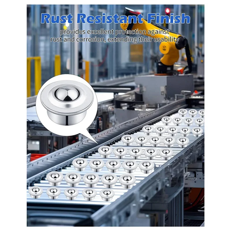 CY-15H Carbon Steel Ball Transfer Rollers – Bearing Casters Ball Transfer Casters Qme