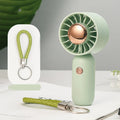 Mini Portable Handheld Fan – Compact Powerful Outdoor Fan Handheld Portable Fan Qme Green one size