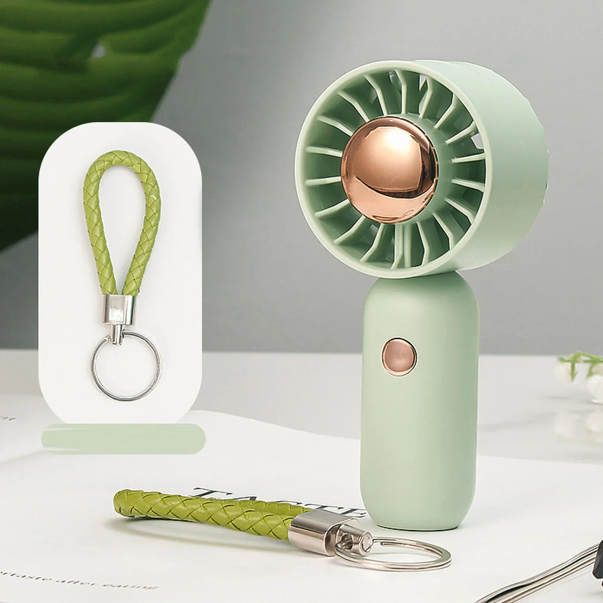 Mini Portable Handheld Fan – Compact Powerful Outdoor Fan Handheld Portable Fan Qme Green one size
