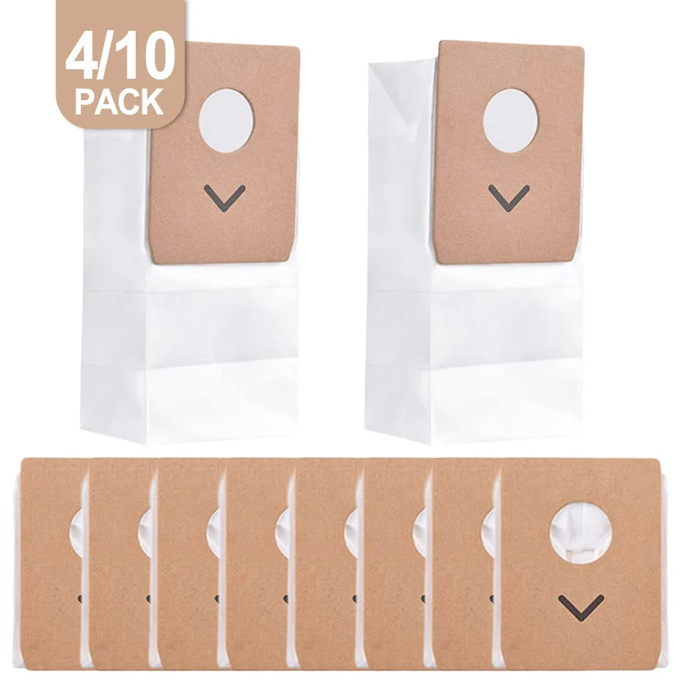 4-Pack Dust Bags for Eureka Stylus Elite NEC490BL Vacuum Vacuum Dust Bags Qme
