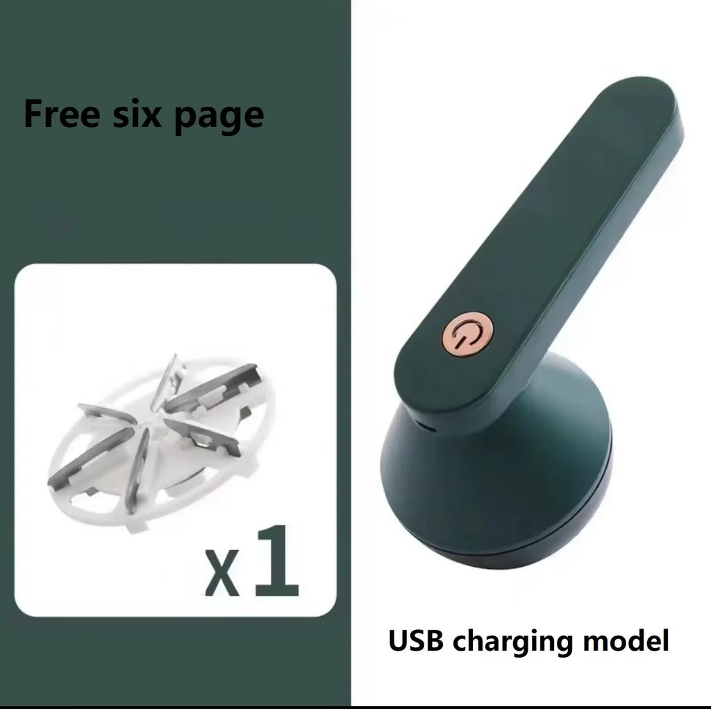USB Rechargeable Fabric Shaver – Portable Lint & Fuzz Remover Fabric Lint Shaver Qst green