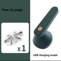 USB Rechargeable Fabric Shaver – Portable Lint & Fuzz Remover Fabric Lint Shaver Qst green