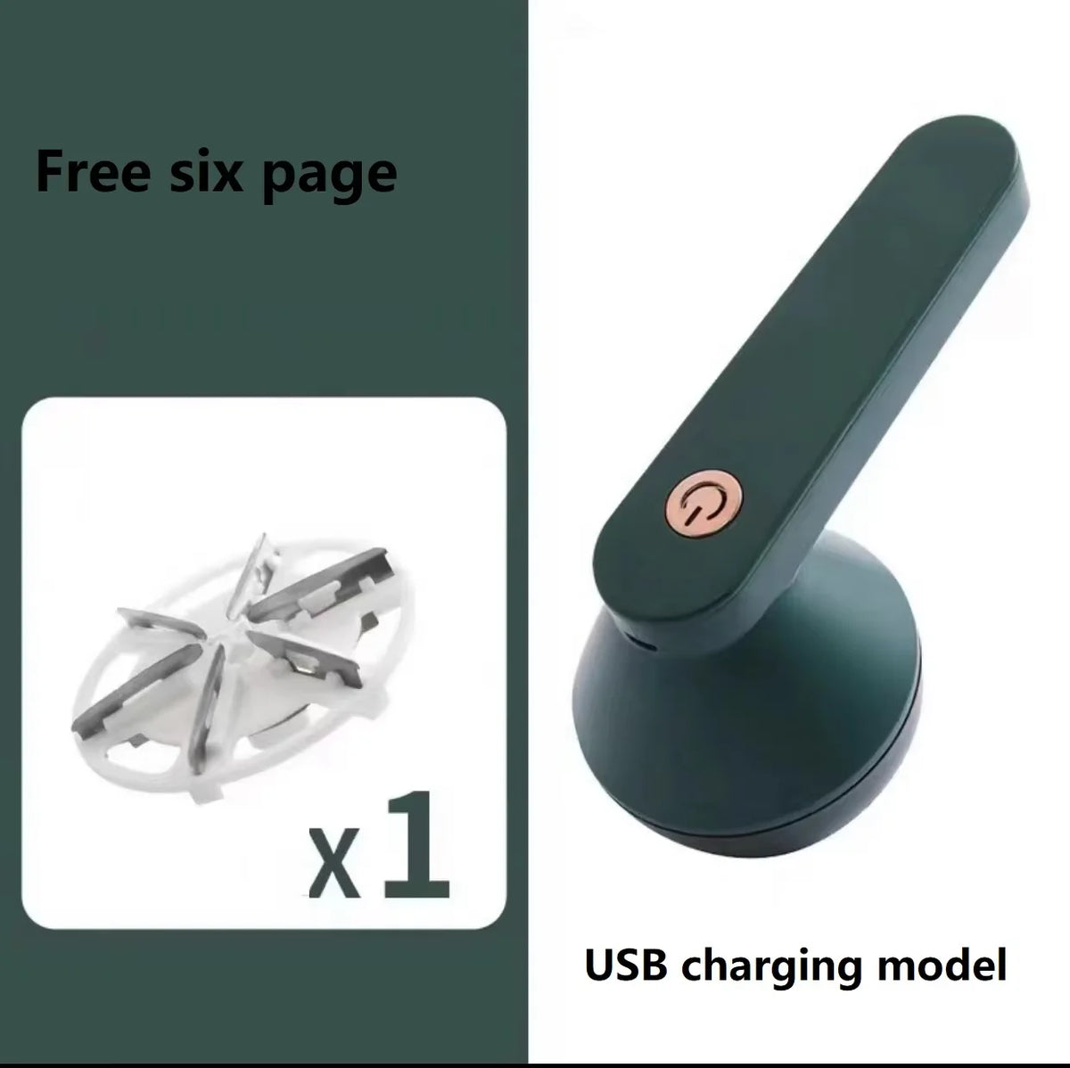 USB Rechargeable Fabric Shaver – Portable Lint & Fuzz Remover Fabric Lint Shaver Qst green