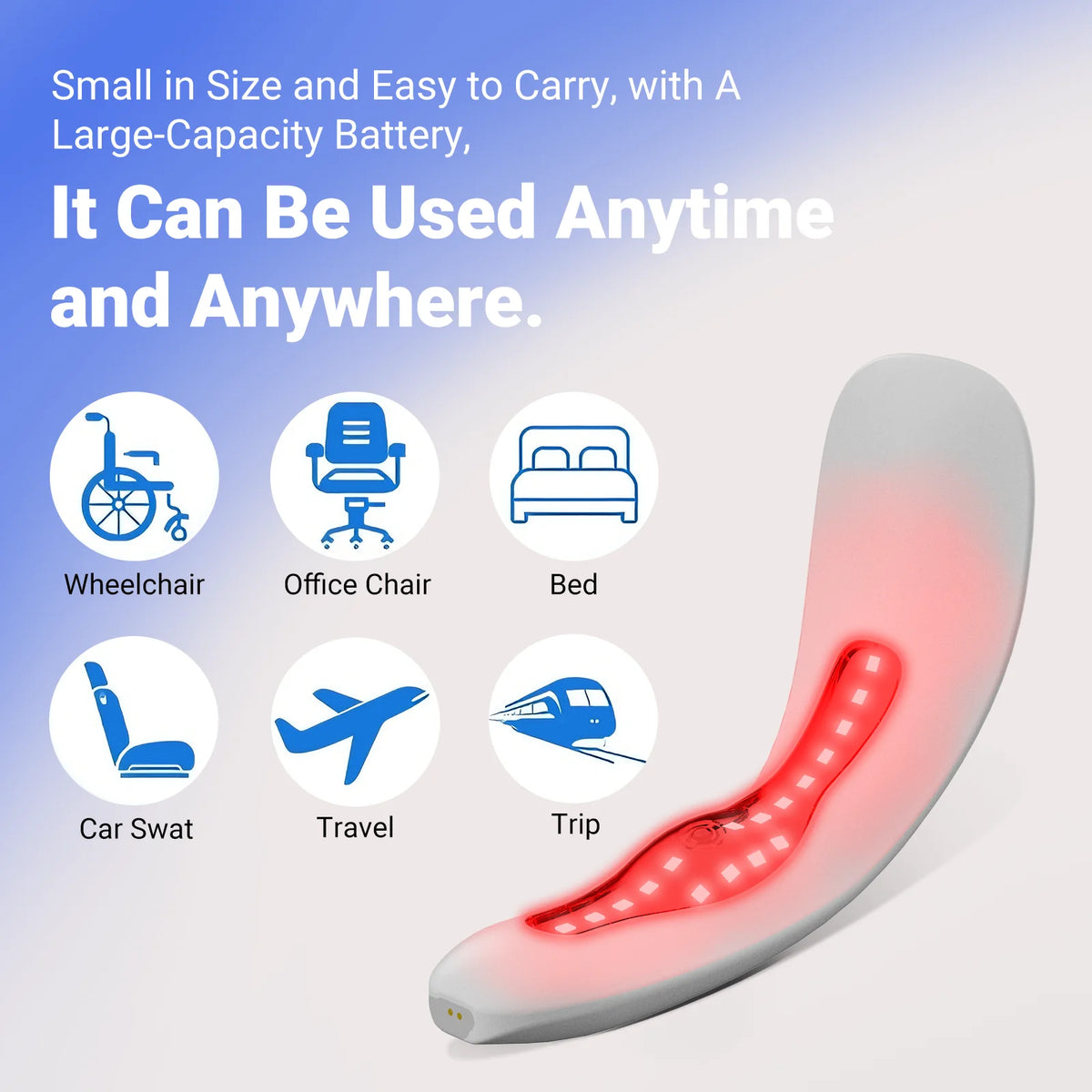 Red Light Therapy Massager – 4-Mode Men's Comfort Device Light Therapy Massager Qst 1pc