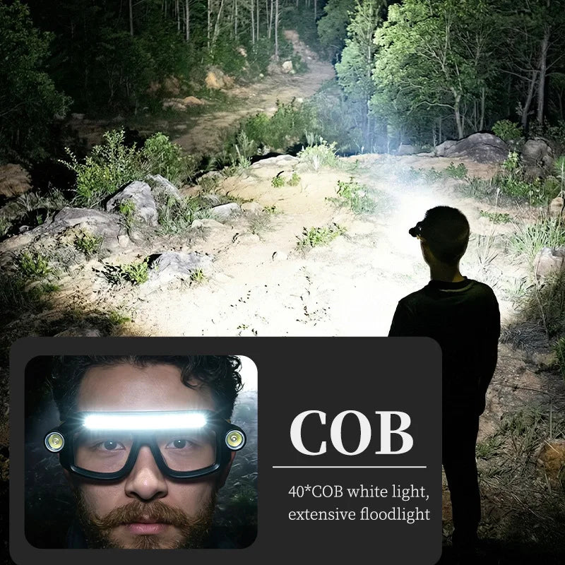 XTE USB Rechargeable Glasses Light | Fishing & Camping Lamp Rechargeable Glasses Light Qme