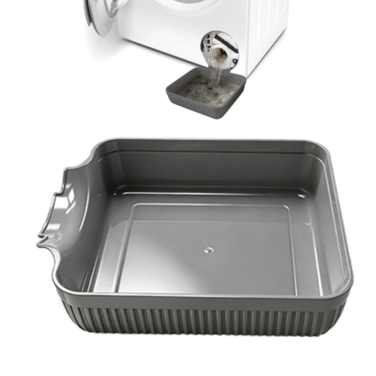 Washing Machine Drain Tray Front-Load Universal Drip Pan Washer Drain Tray Qme