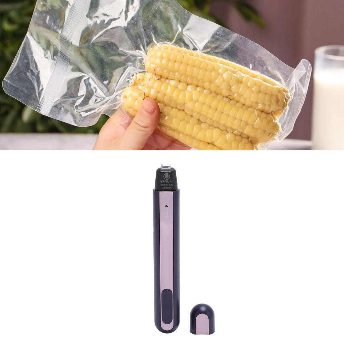 Mini Heat Press Pen – Bag Sealer, Label & DIY Craft Tool Heat Press Pen Qme